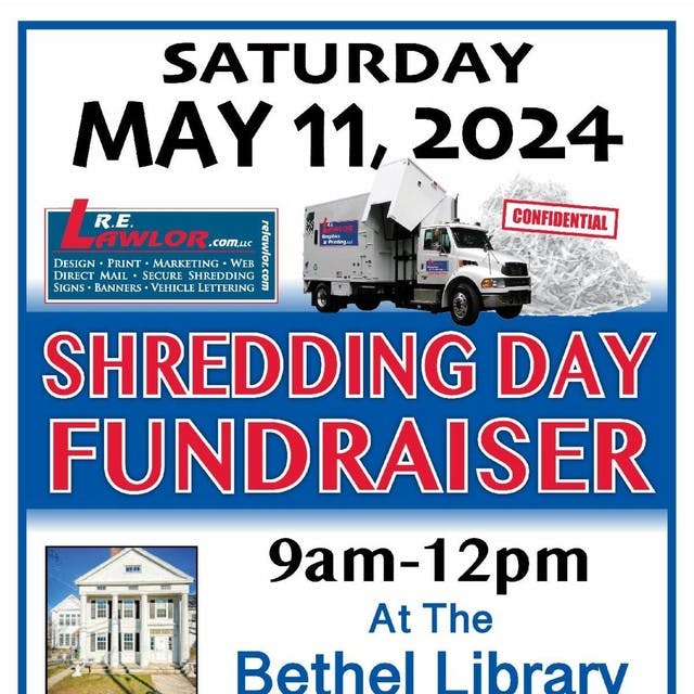 Bethel Public Library Shred Day Fundraiser