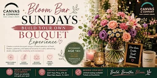 Bloom Bar Sundays: Build Your Own Bouquet Experience