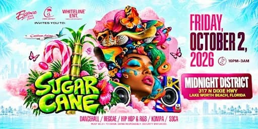 SUGAR CANE: CARIBBEAN Fête | FREE with RSVP
