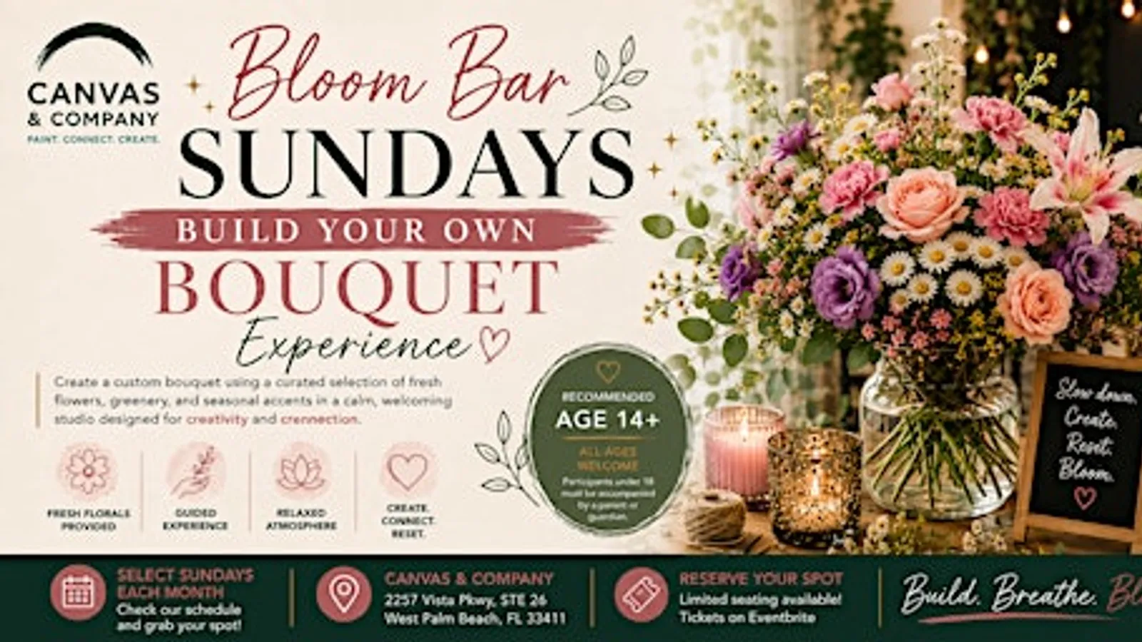 Bloom Bar Sundays: Build Your Own Bouquet Experience