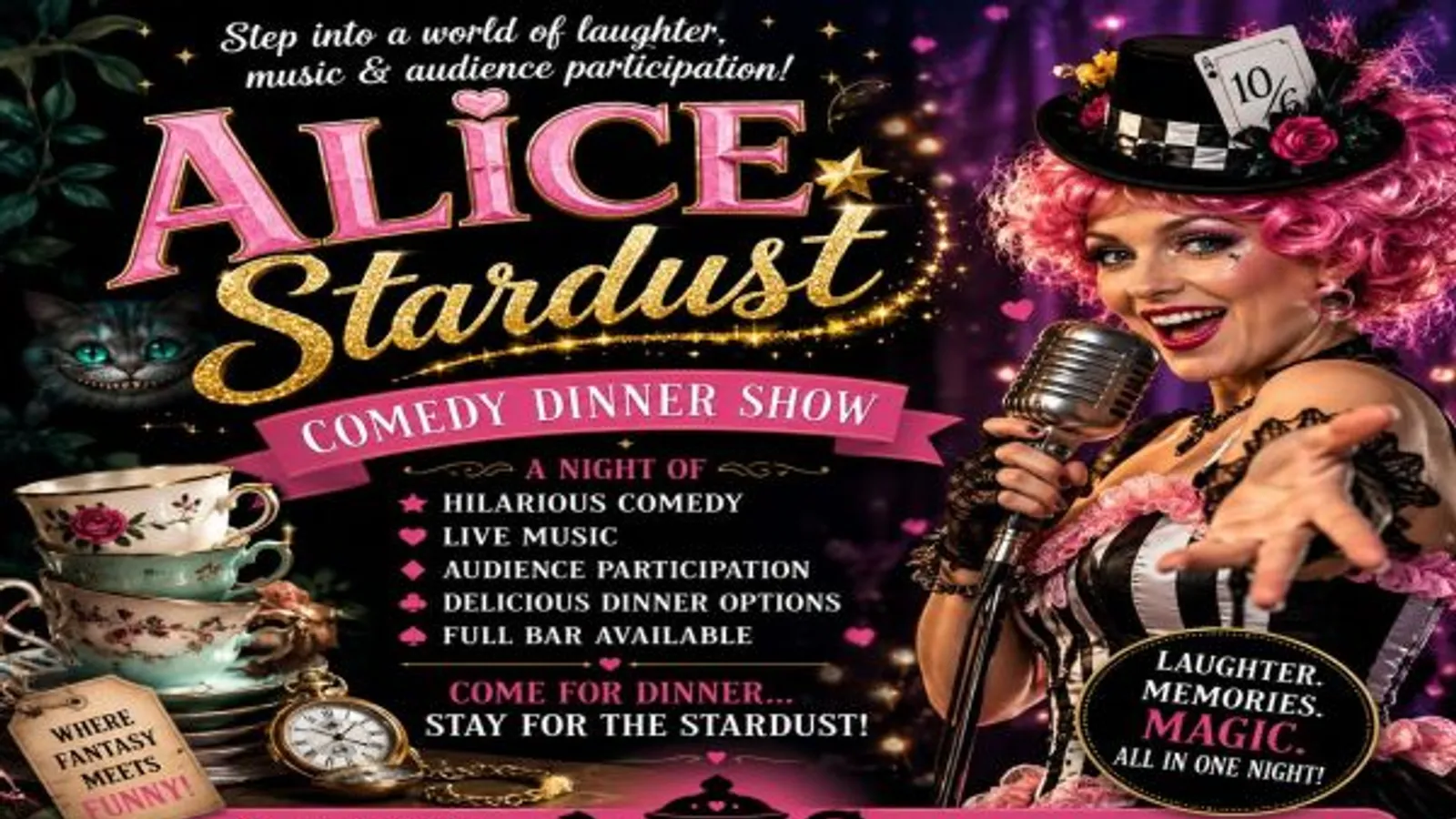 You Thought You Were Going to Dinner but ended up in a show Haaaa