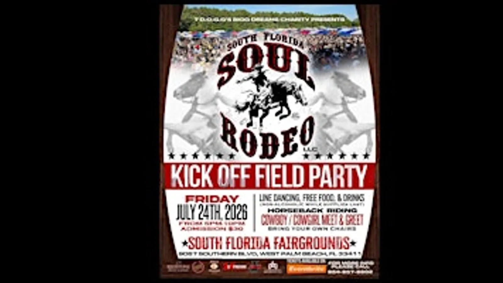 South Florida Soul Rodeo KICK-OFF FIELD PARTY (Only) - West Palm Beach