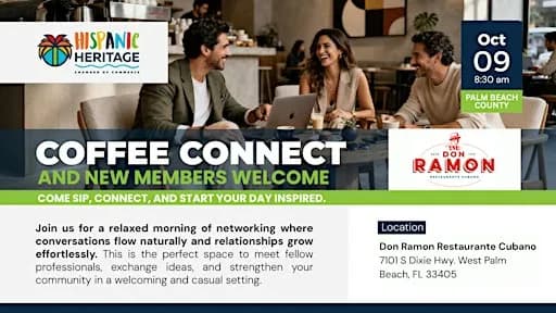 Coffee Connect & New Members Welcome - Palm Beach County