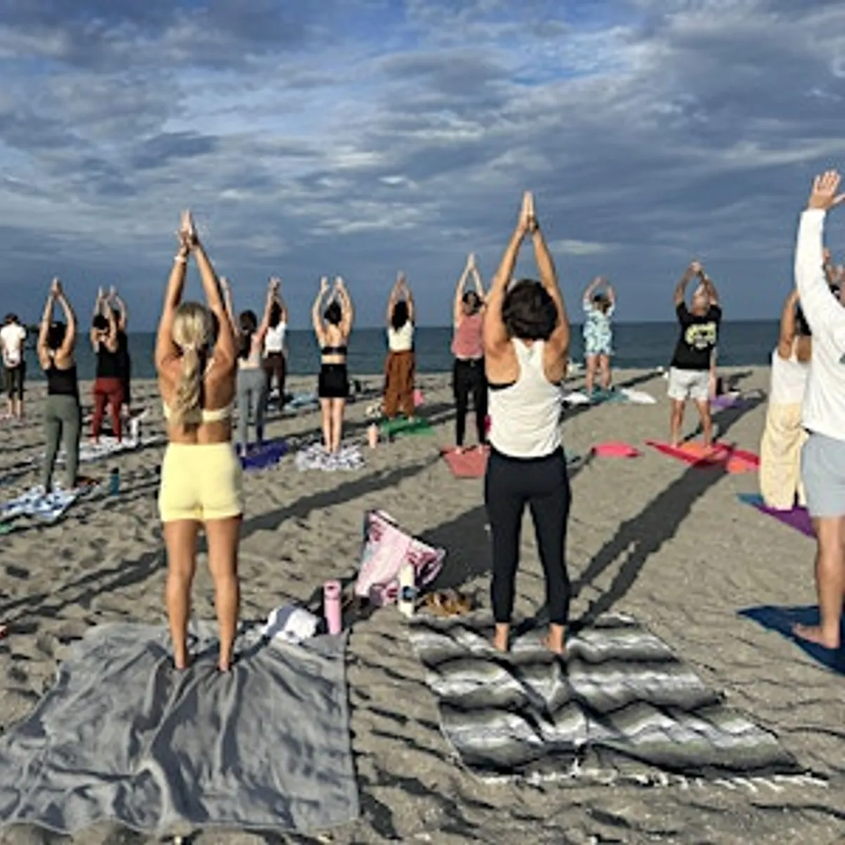 Full Moon Beach Flow with Yogasix Palm Beach Gardens at Juno Beach Pier