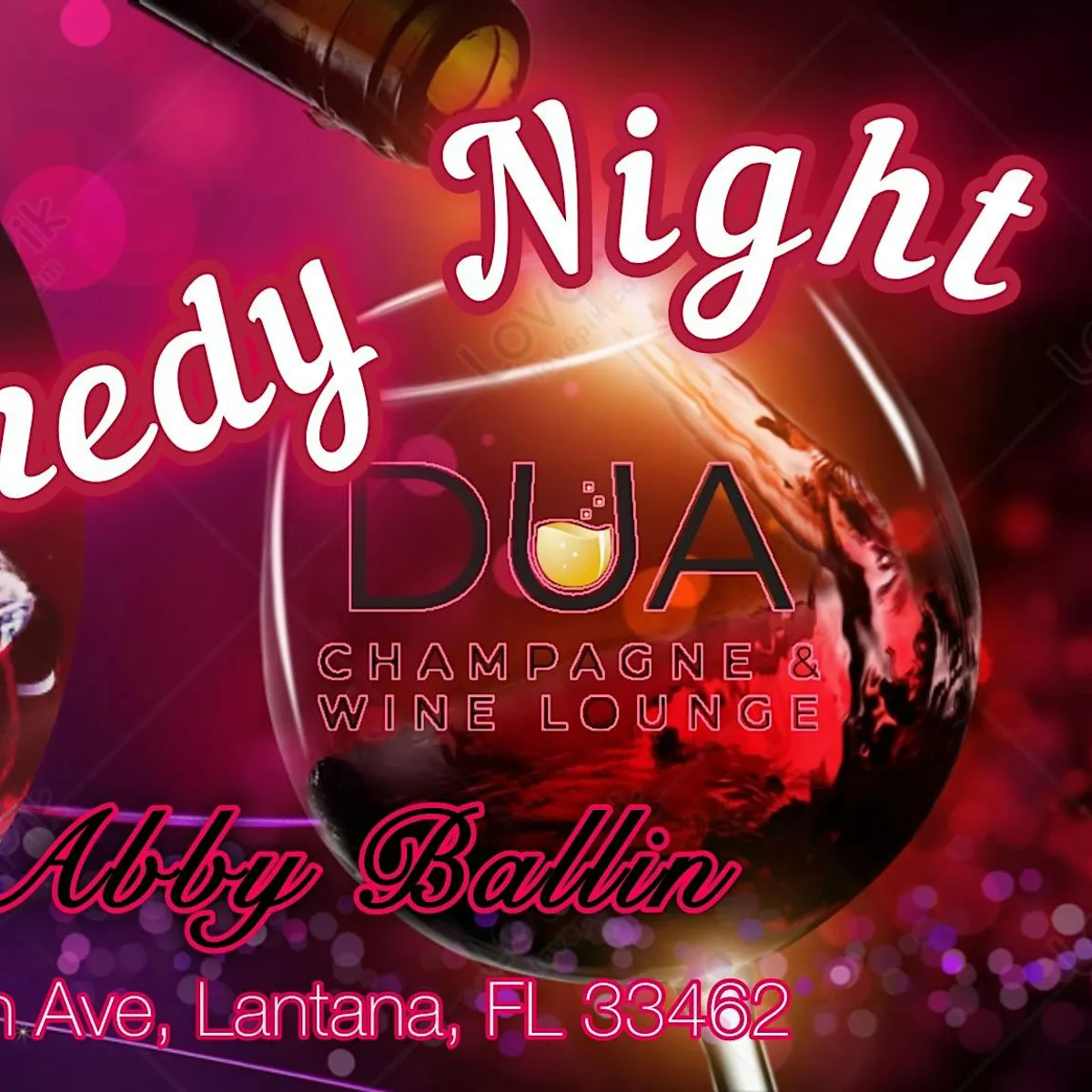 Comedy Night @ Dua Champagne & Wine Lounge