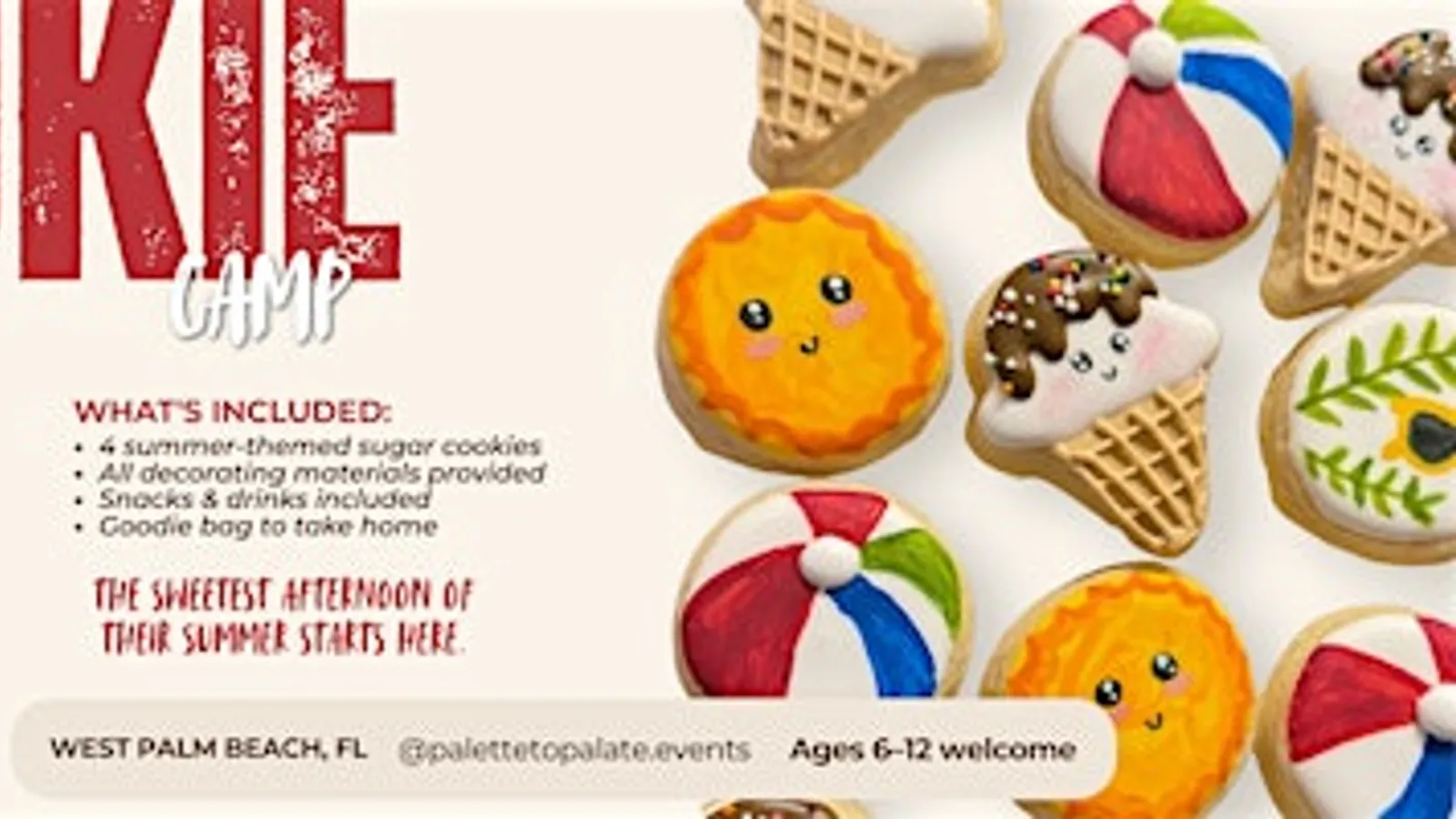 Cookie Camp — A Sweet Summer Workshop