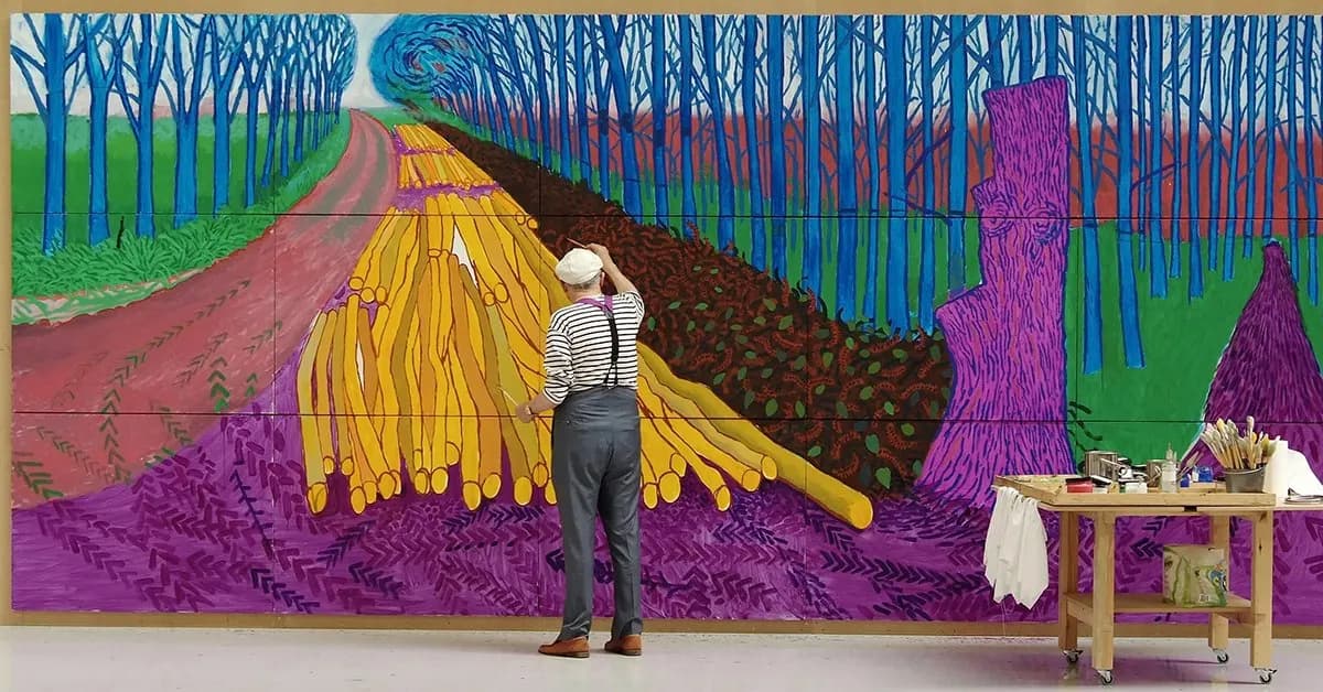 David Hockney at the Royal Academy of the Arts