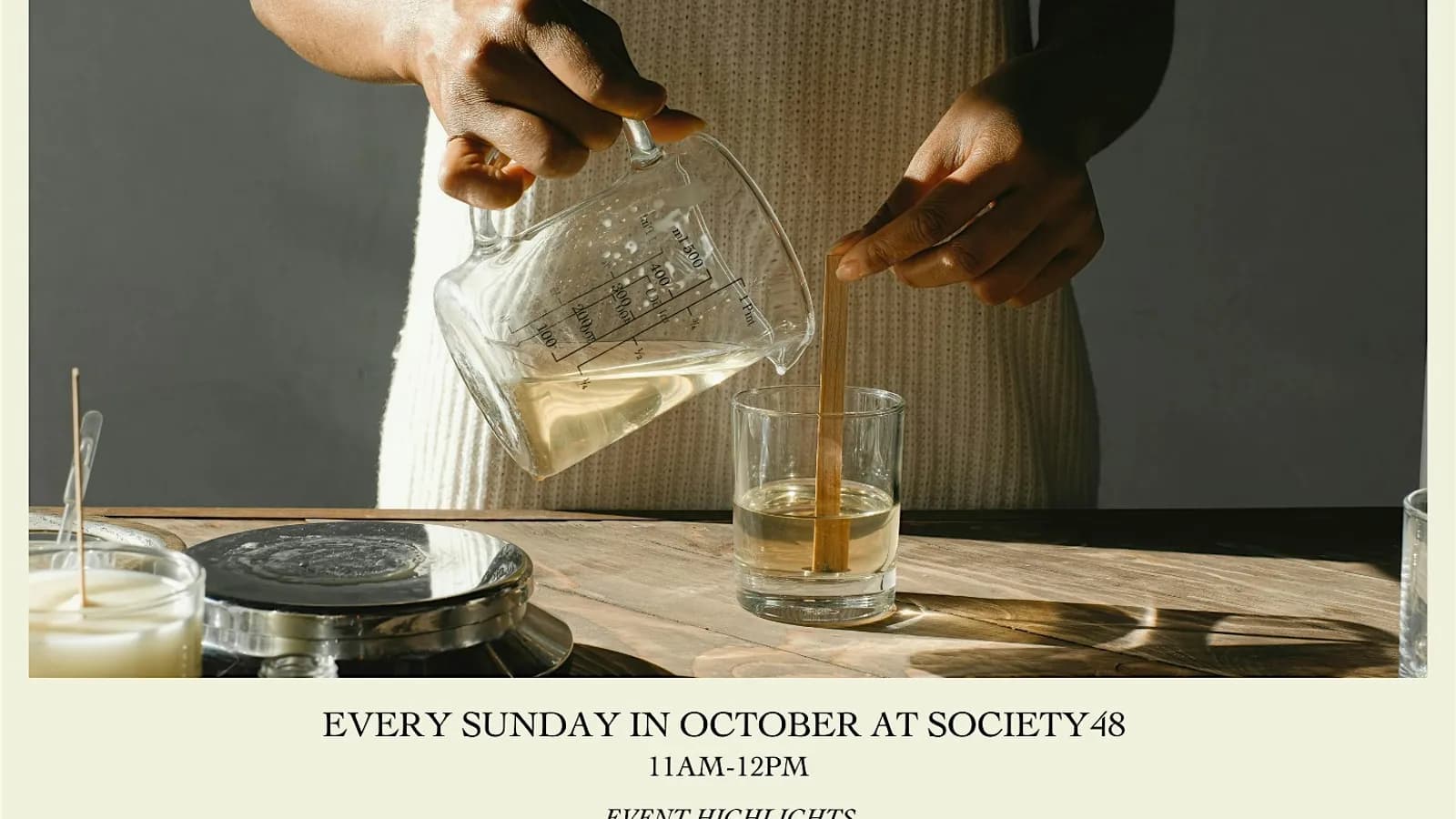 Candle Making Class @ the Belgrove Resort and Spa