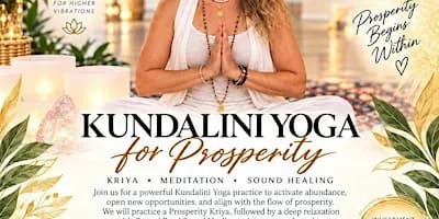 Kundalini Yoga for Prosperity class with Amrita