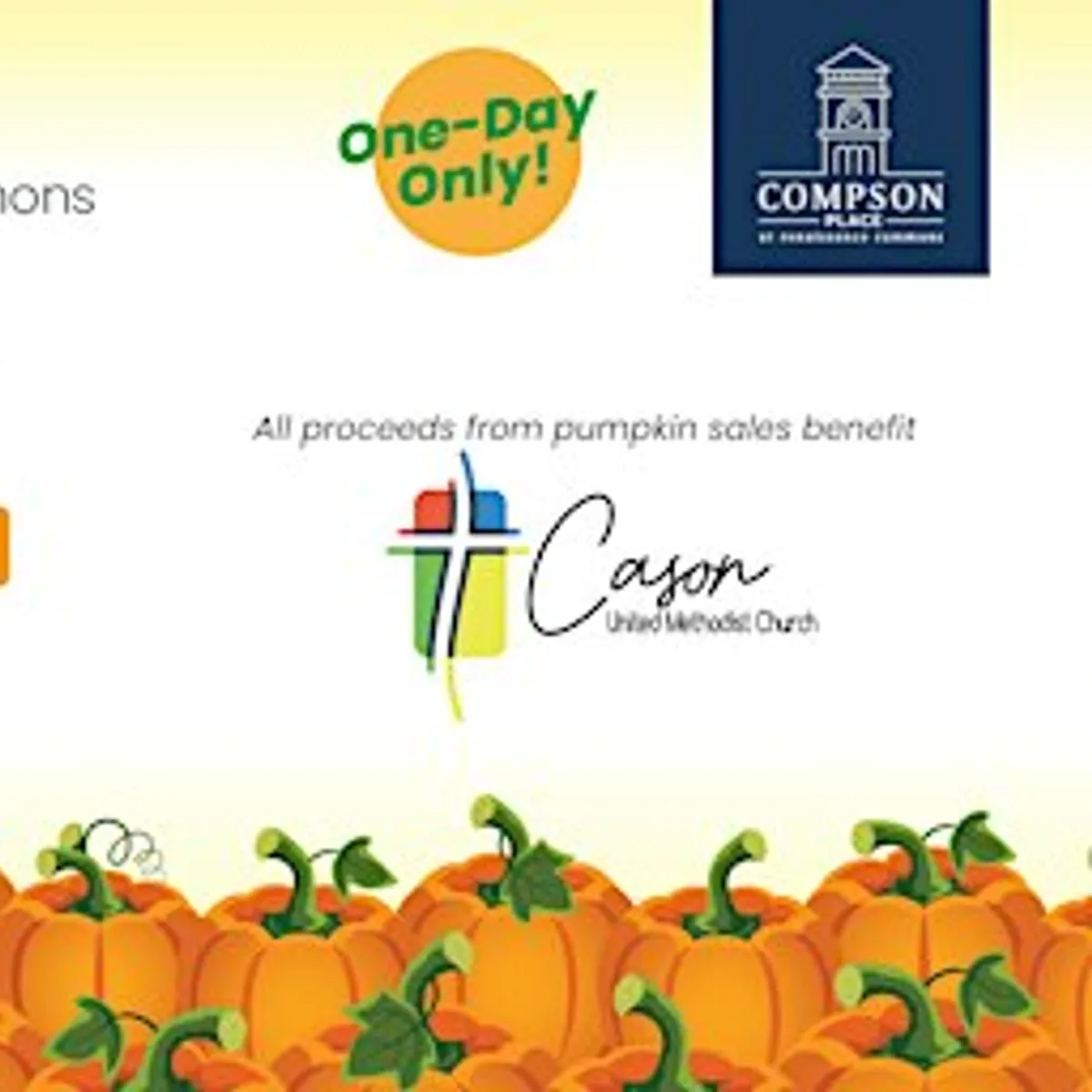 IT’S POPPING UP PUMPKINS AT COMPSON PLACE WITH A PUMPKIN PATCH POP UP