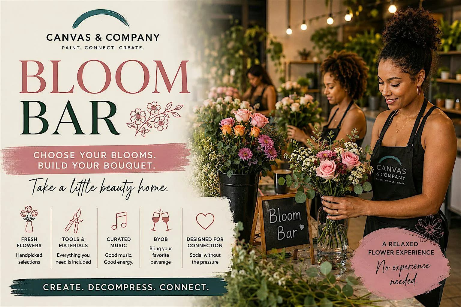 Bloom Bar @ Canvas & Company | BYOB | WPB