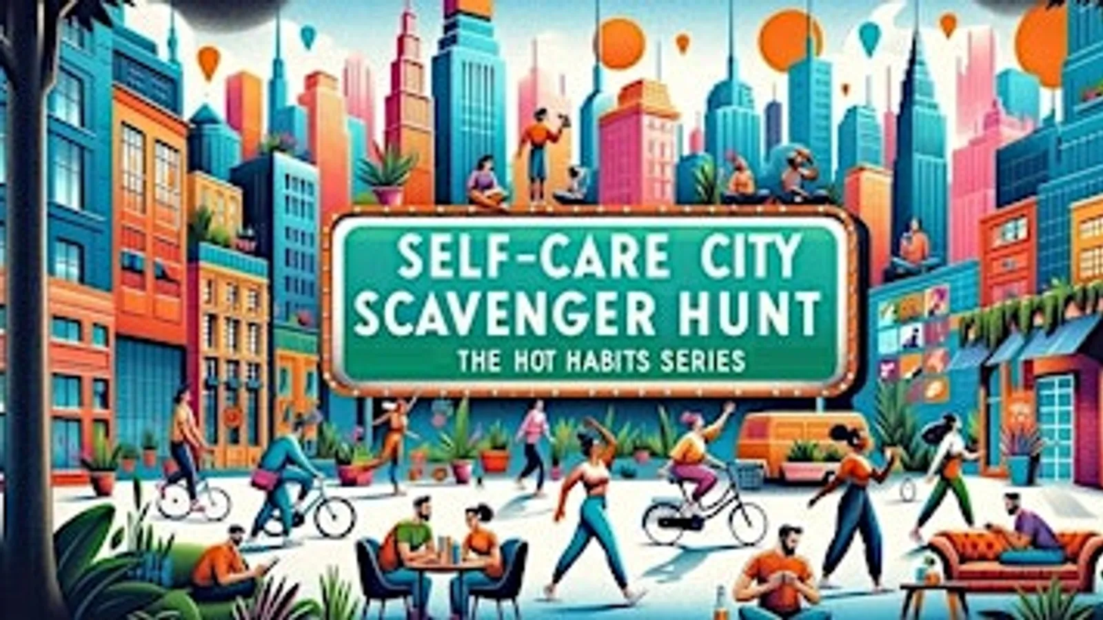 Self-Care City Scavenger Hunt: Based on Hot Habits Series - West Palm Beach