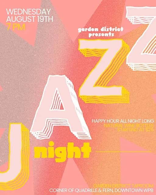 Jazz Night at Garden District