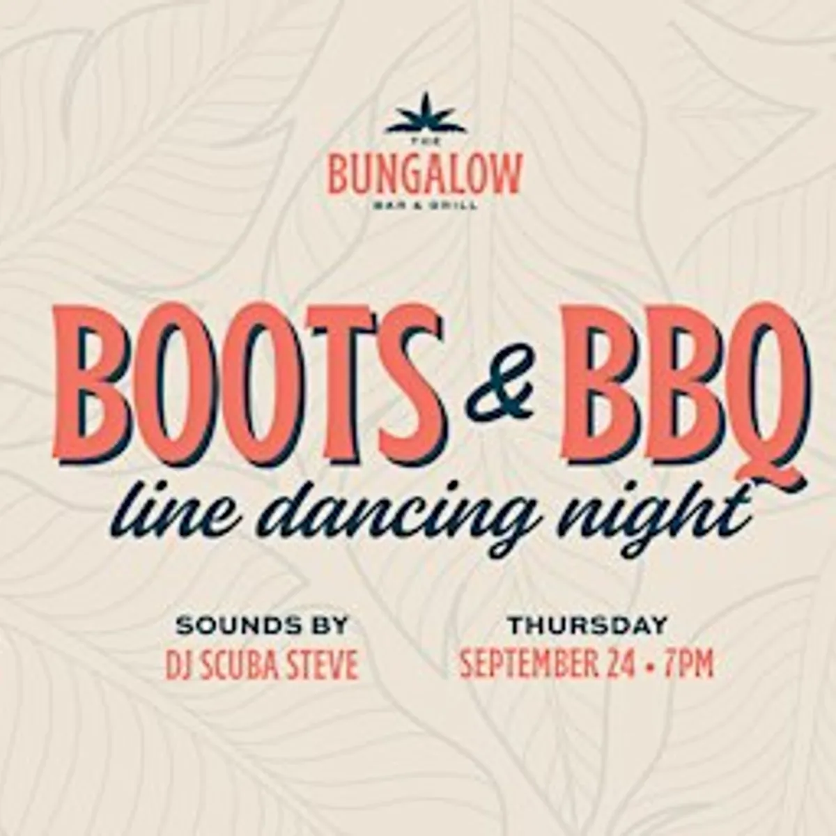 Boots & BBQ - Line Dancing Night at The Bungalow