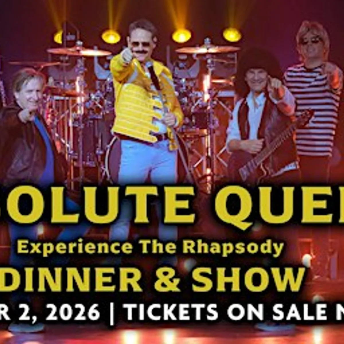 PBKC presents "Absolute Queen" -A Tribute to Queen Dinner & Show
