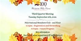 100+WomenWhoCare NPB 3rd Quarter Meeting