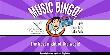 Play Music Bingo with Prizes at The Birdie by David Burke