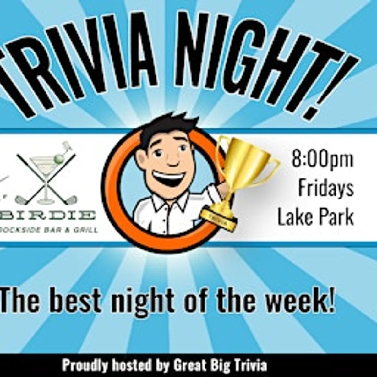 Trivia Night @ The Birdie | Trivia on the Water