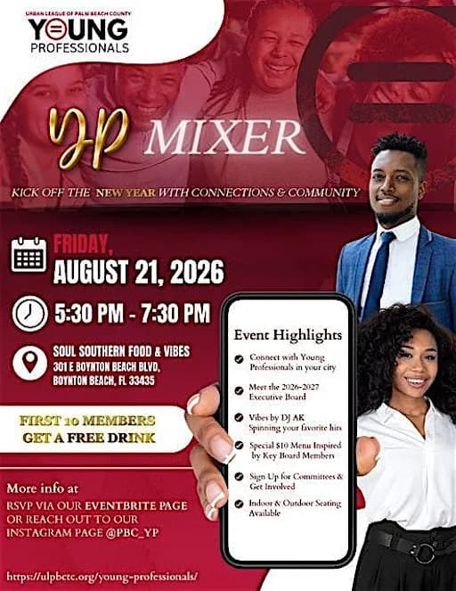 Urban League of Palm Beach County Treasure Coast Young Professionals Mixer
