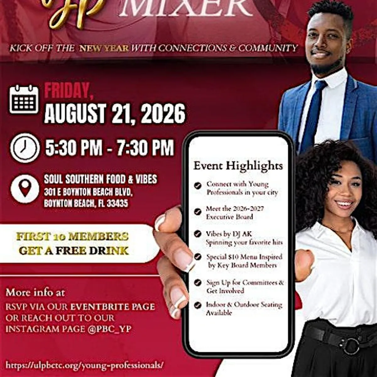 Urban League of Palm Beach County Treasure Coast Young Professionals Mixer