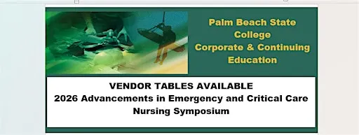 2026 Nursing Symposium Vendor Tables