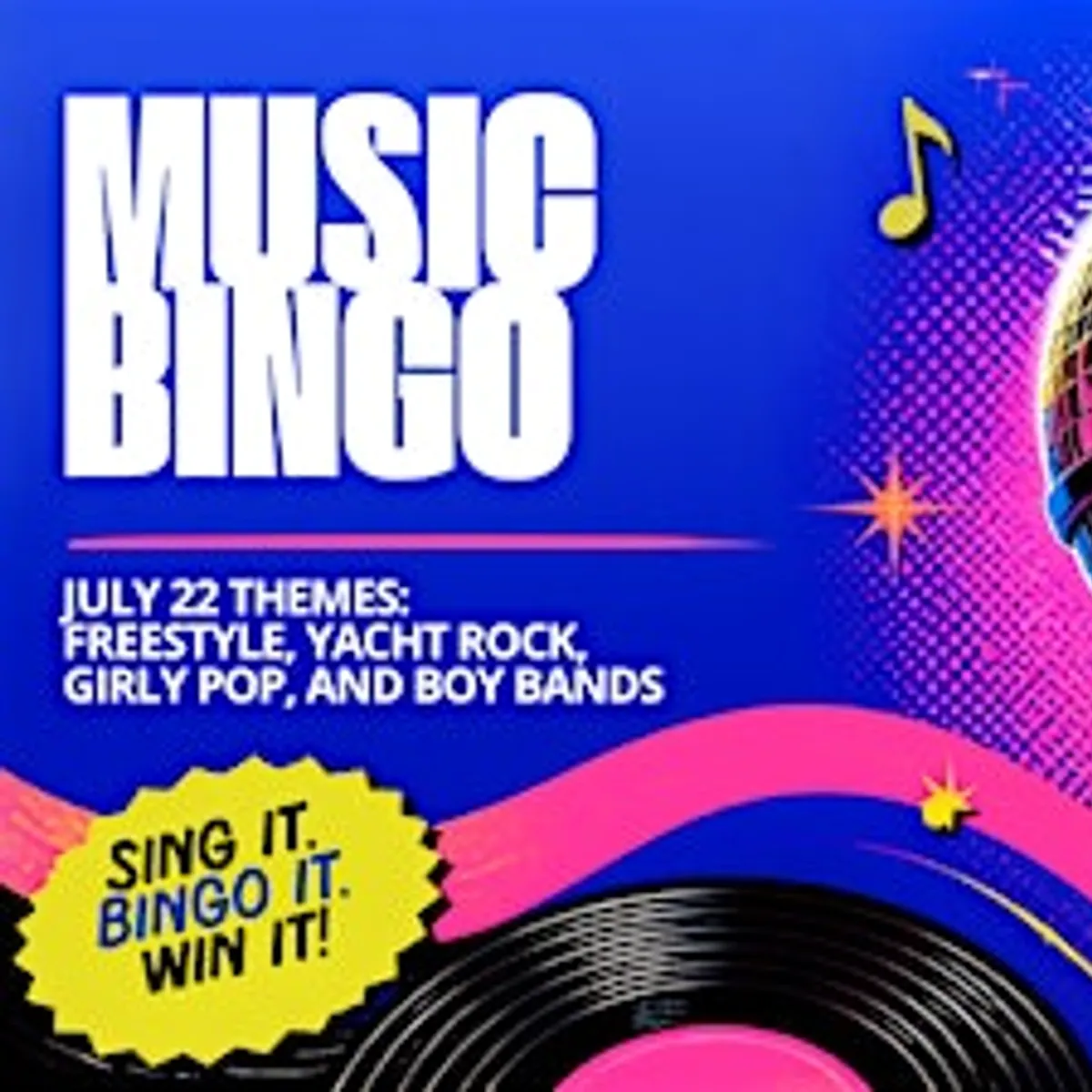 Music Bingo at Mr.B's Tavern