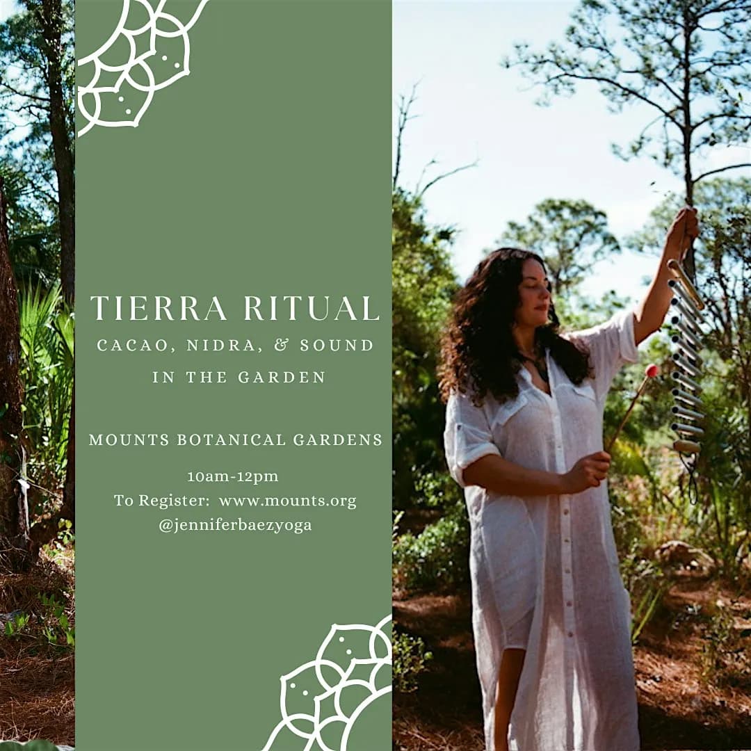 FULL MOON TIERRA RITUAL: Cacao, Nidra, & Sound in the Garden
