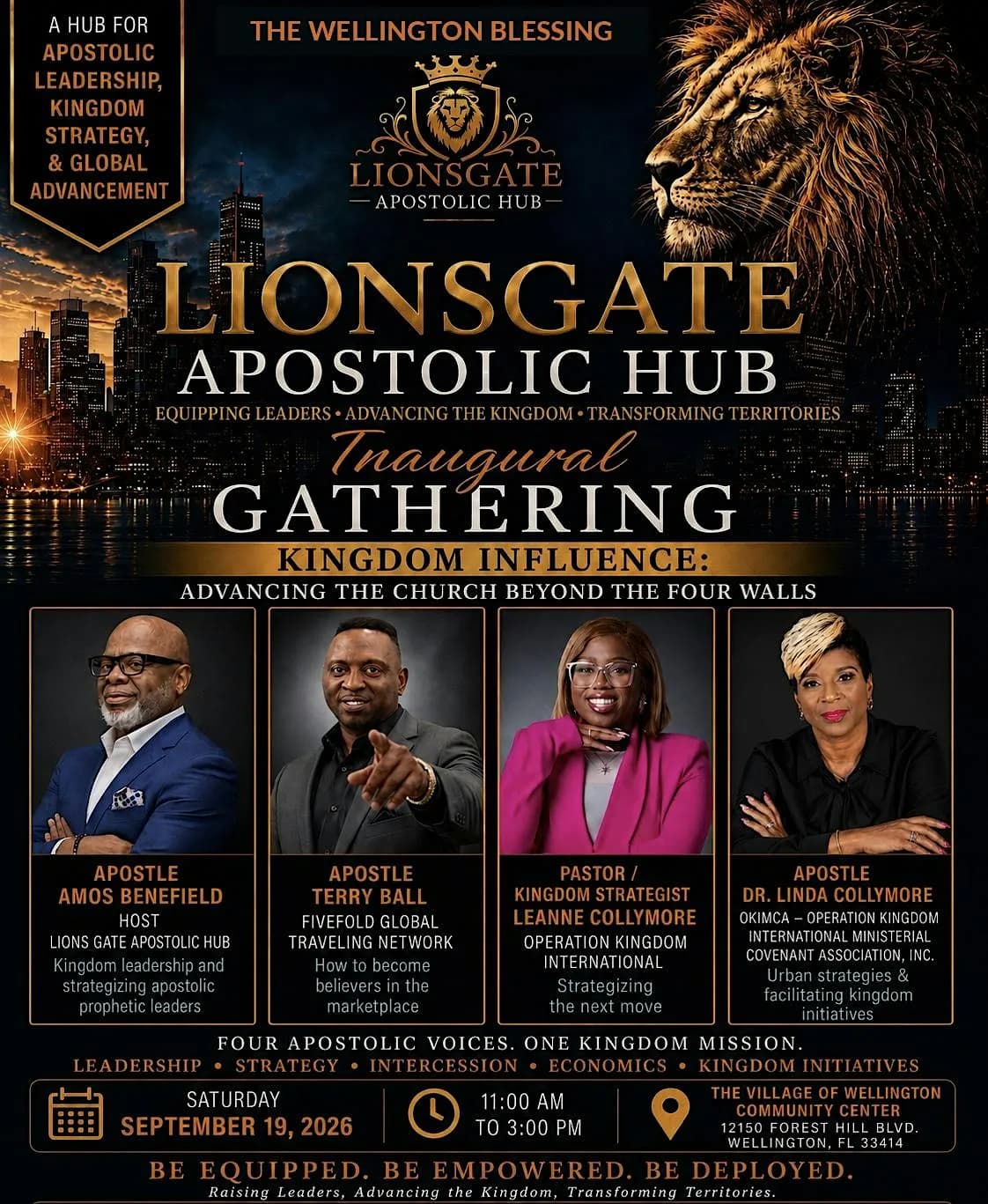 LIONSGATE HUB ADVANCING THE CHURCH BEYOND THE FOUR WALLS