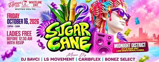 SUGAR CANE: CARIBBEAN Fête | FREE with RSVP