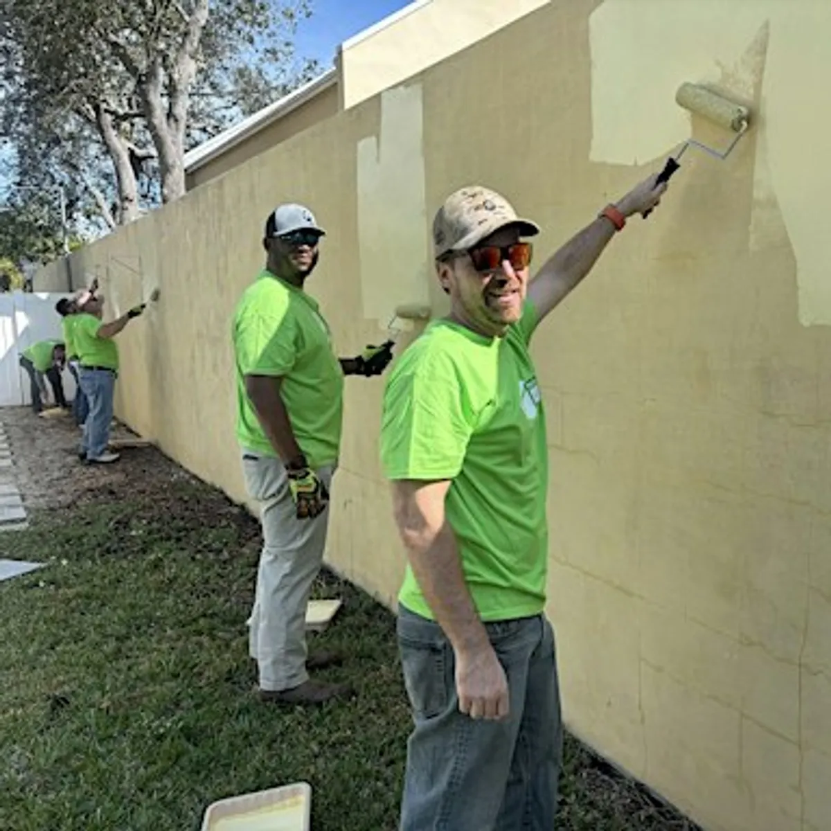 Make a Difference Day – Courtyard Beautification at Adopt-A-Family