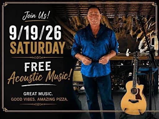 FREE Live Acoustic Music @ The Underground Pizza (4.8 ⭐ ⭐ ⭐ ⭐ ⭐ on Google)