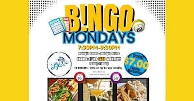 Jackpot Bingo Mondays at Lilo's!