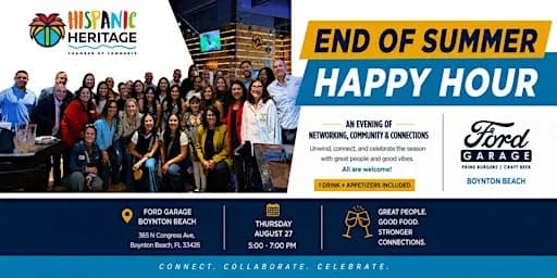 HHCC End Of Summer Happy Hour - Palm Beach County