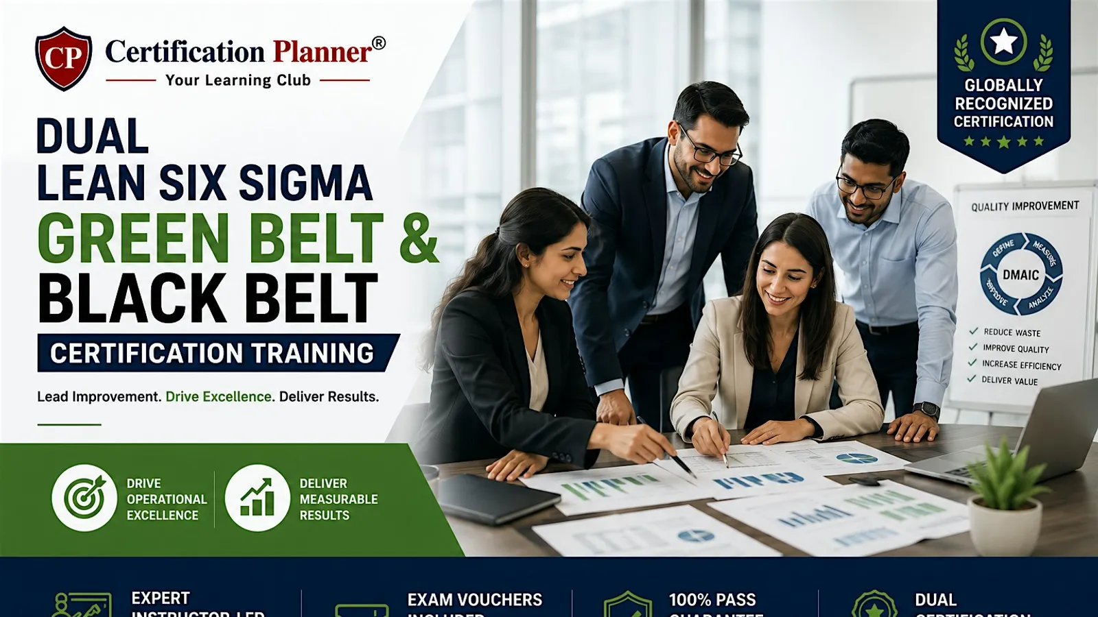 Dual Lean Six Sigma Green & Black Belt Palm Beach | Training Exam