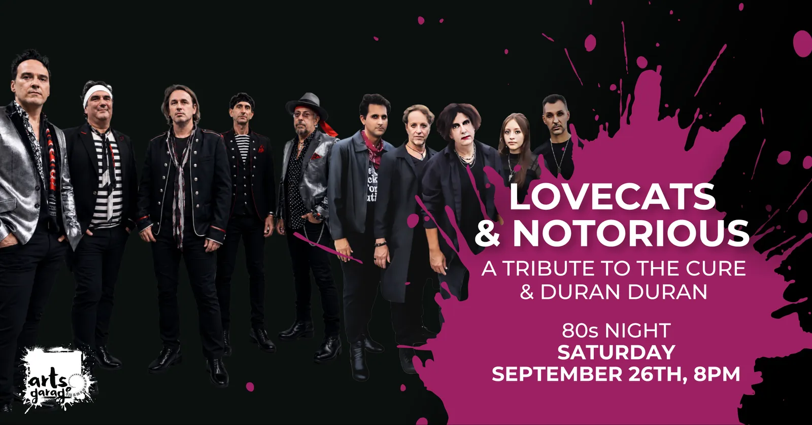 Lovecats & Notorious: A Tribute To The Cure & Duran Duran