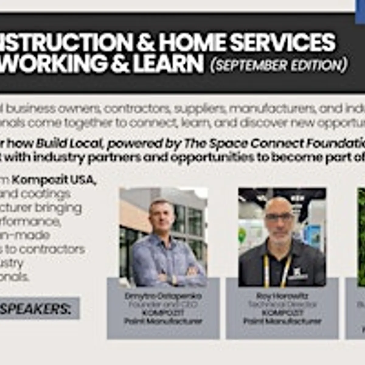 Networking for Construction & Home Services (September Edition)