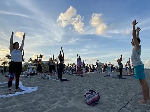 Sunset Beach Yoga Gulfstream Park Delray Beach