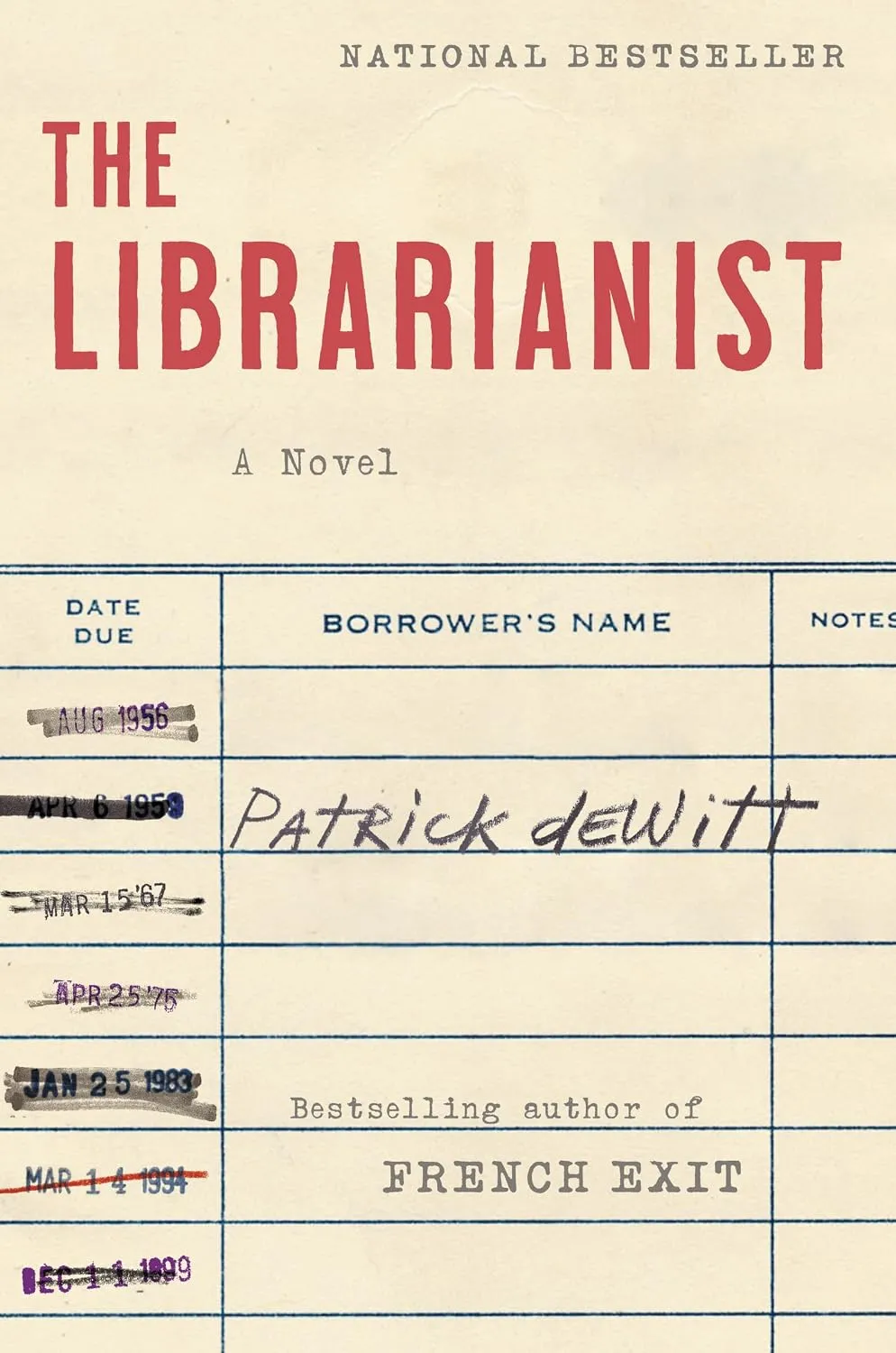 Friends Book Club: "The Librarianist" by Patrick deWitt
