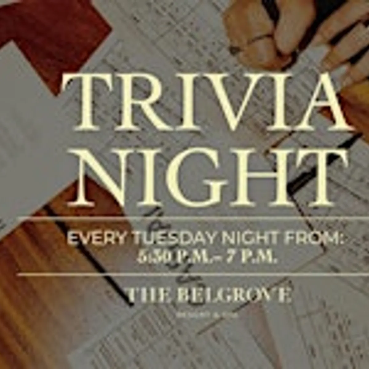 Trivia Night at The Belgrove