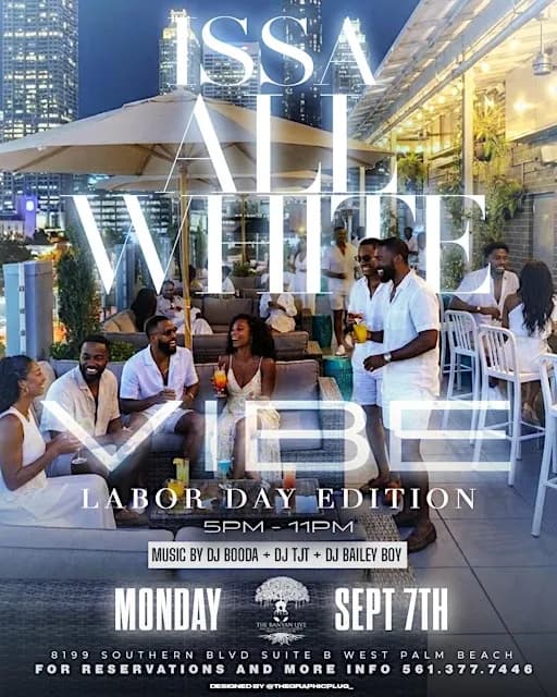 Issa ALL WHITE “Labor Day” Vibe
