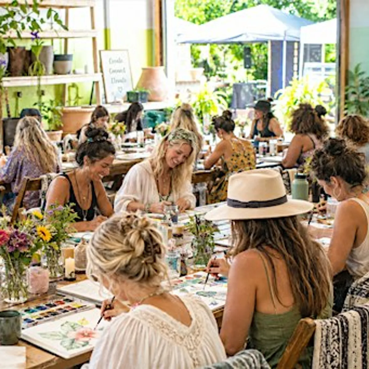 Getting Creative: Bring your own art +create alongside others in the garden