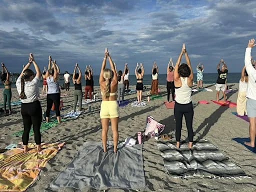 Full Moon Beach Flow and Soundbath with Yogasix PBG at Juno Beach Pier