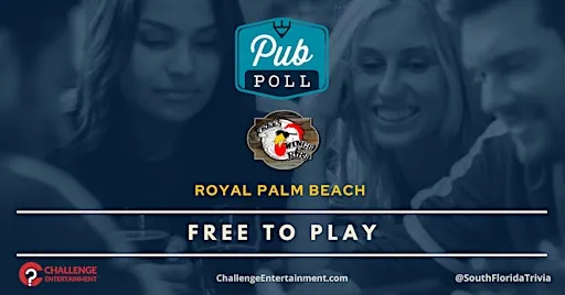 Weekly Pub Poll Game Nights at Tree's Wings & Ribs - Royal Palm Beach