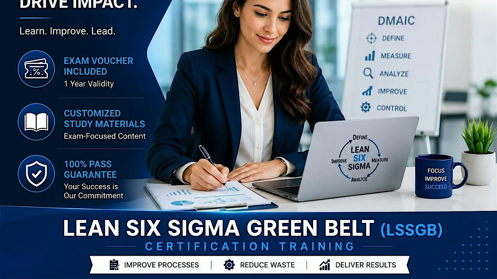Lean Six Sigma Green Belt Palm Beach | LSSGB Bootcamp with Pass Guarantee