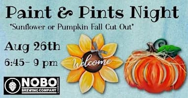Fall Wood Cut Outs Paint Night