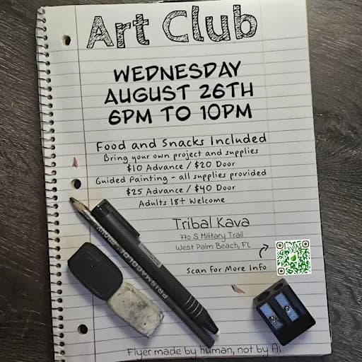 Art Club at Tribal Kava