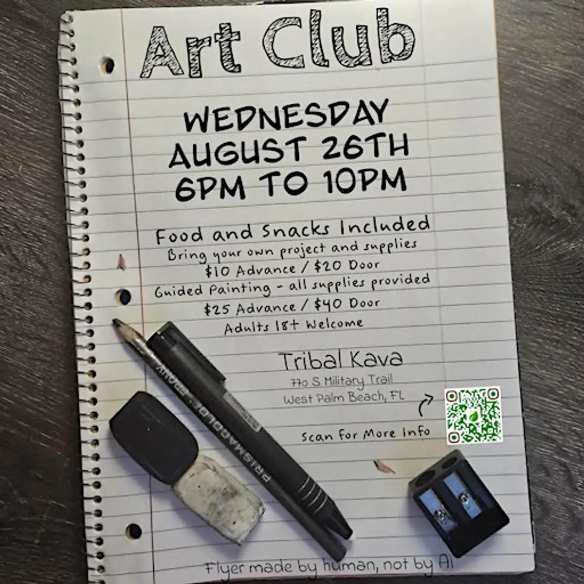 Art Club at Tribal Kava