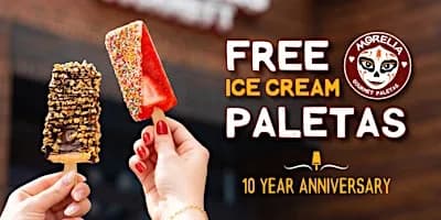 FREE Ice Cream Paletas: Morelia’s 10th Anniversary – West Palm Beach