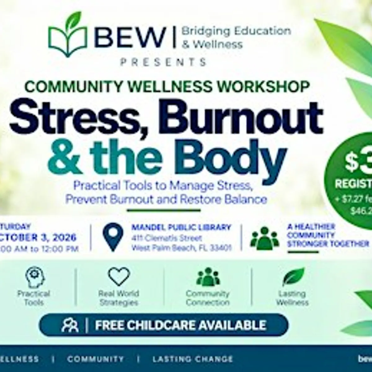 Stress, Burnout & the Body | BEW Community Wellness Workshop