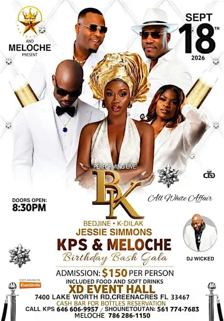 KPS & MELOCHE BDAY BASH WITH BEDJINE/KDILAK & JESSIE SIMMONS